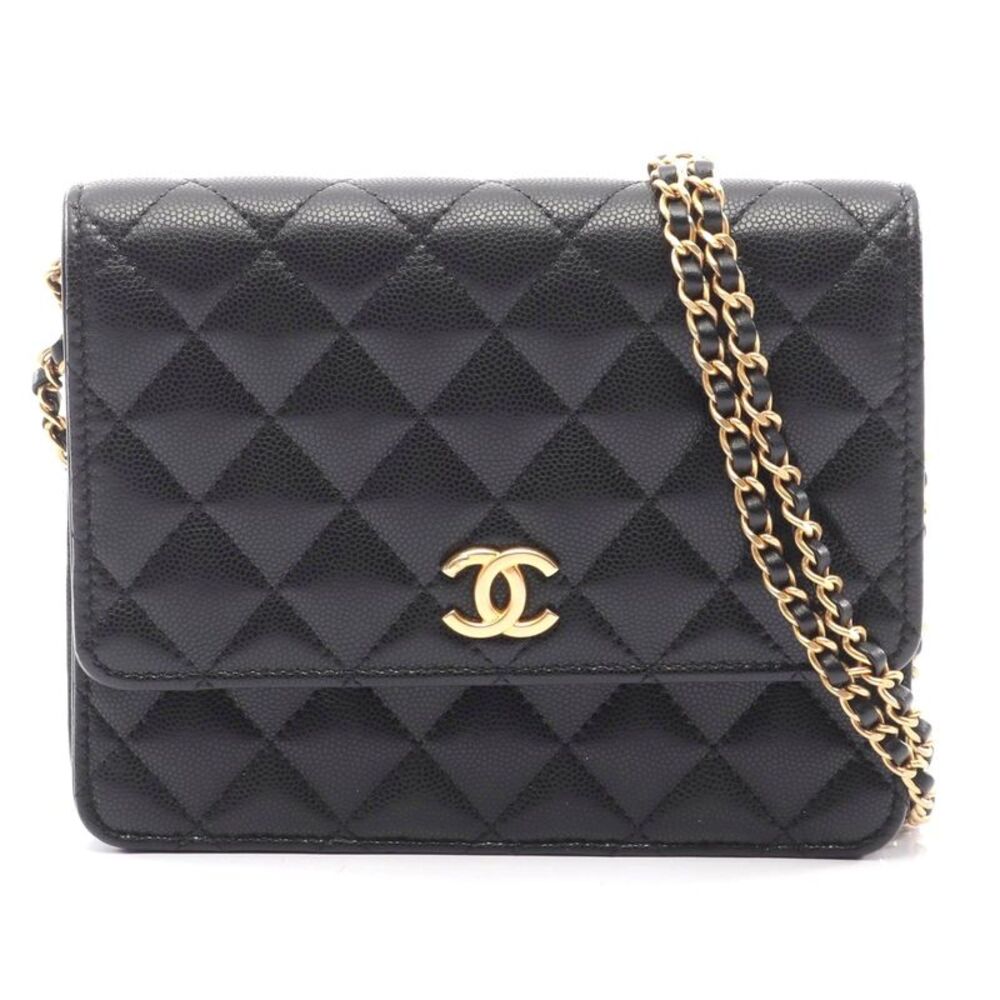 Chanel Caviar Skin Matelasse Shoulder Bag